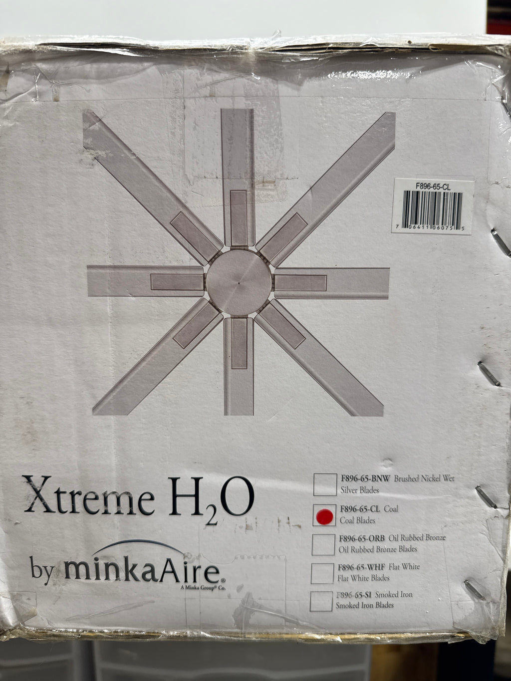 Minka Aire Xtreme 65 Inch Ceiling Fan Xtreme - F896-65-CL - Modern Contemporary