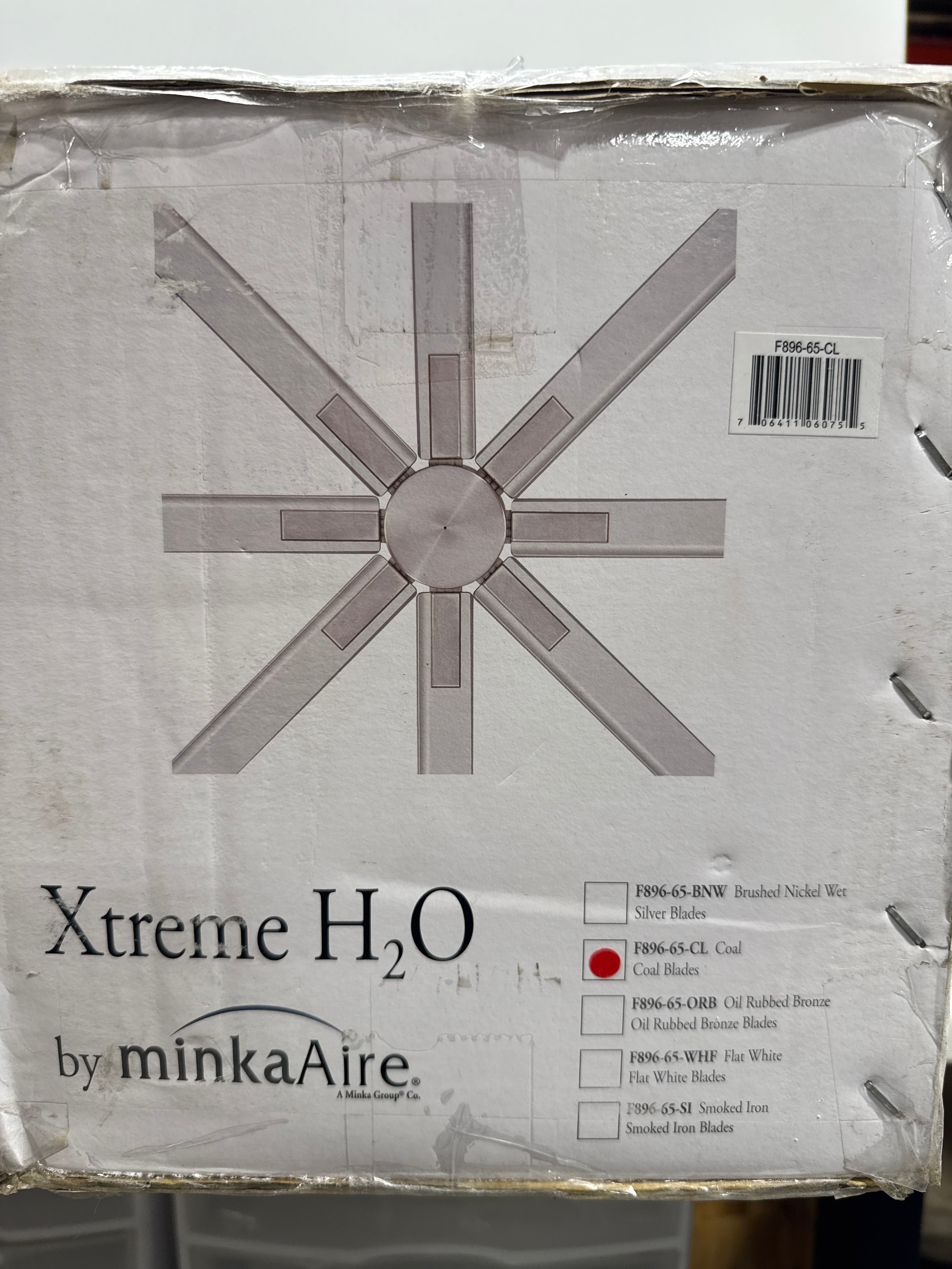 Minka Aire Xtreme 65 Inch Ceiling Fan Xtreme - F896-65-CL - Modern Contemporary