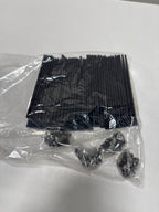 39 x Amerock Edge Pulls 3-3/4 in. (96mm) Modern Matte Black Cabinet Edge Pull