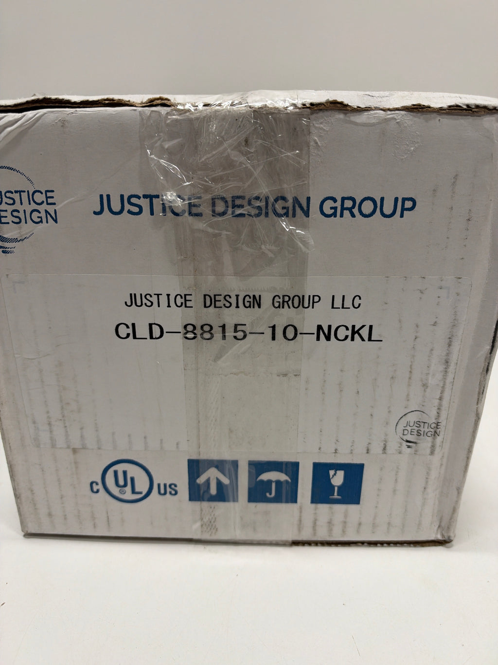 Justice Design Group Clouds 6 Inch Tall Mini Pendant Clouds - CLD-8815-10-NCKL - Alabaster