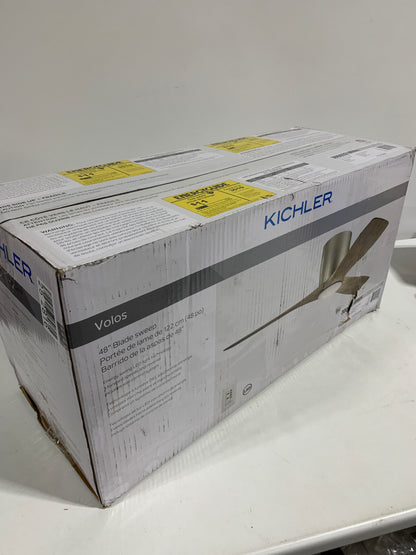Kichler Lighting Volos 48 Inch Flush Mount Fan with Light Kit Volos - 300032MWH