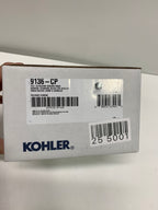 Kohler K-9136-CP Square Design Tile-In Shower Drain Polished Chrome - *Plumbing