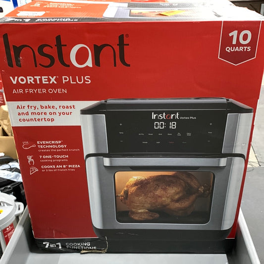 Instant Pot Vortex Plus Air Fryer Compact Oven Silver
