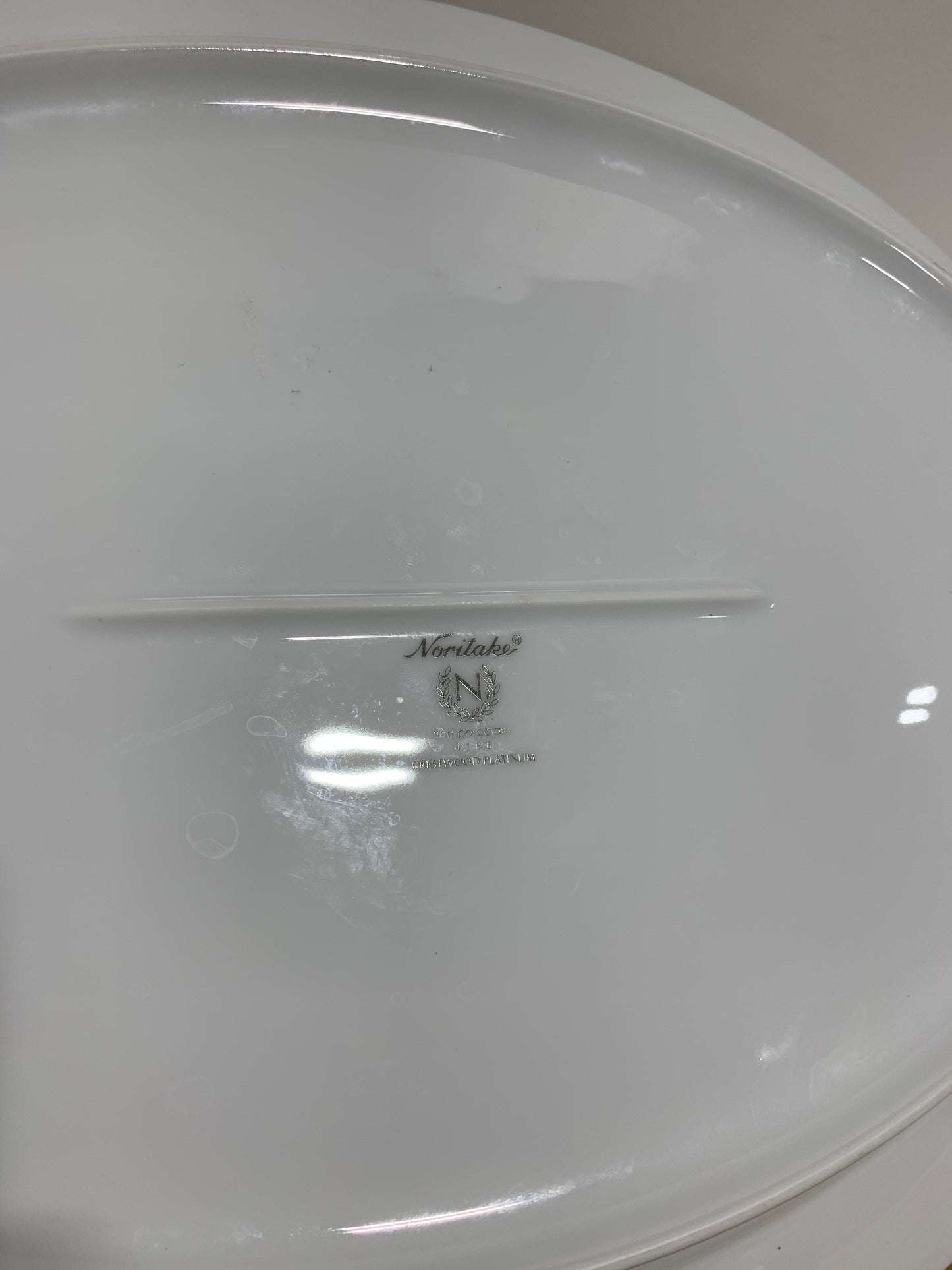 Noritake Crestwood Platinum 16" Oval Serving Platter