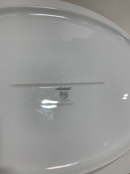 Noritake Crestwood Platinum 16" Oval Serving Platter
