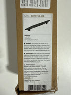 Belwith Keeler B079716 Pebble 12’’ Center to Center Organic Zen Appliance Handle / Appliance Pull Matte Black - *Tools