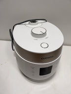 Used Cuckoo 6-Cup Heating Pressure Twin Pressure Rice Cooker and Warmer White
