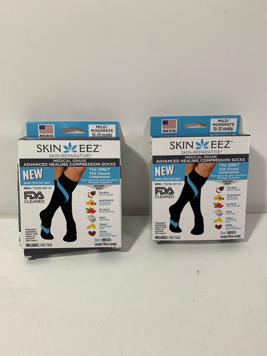 2 Skineez Medical Grade Compression Sock L/XL