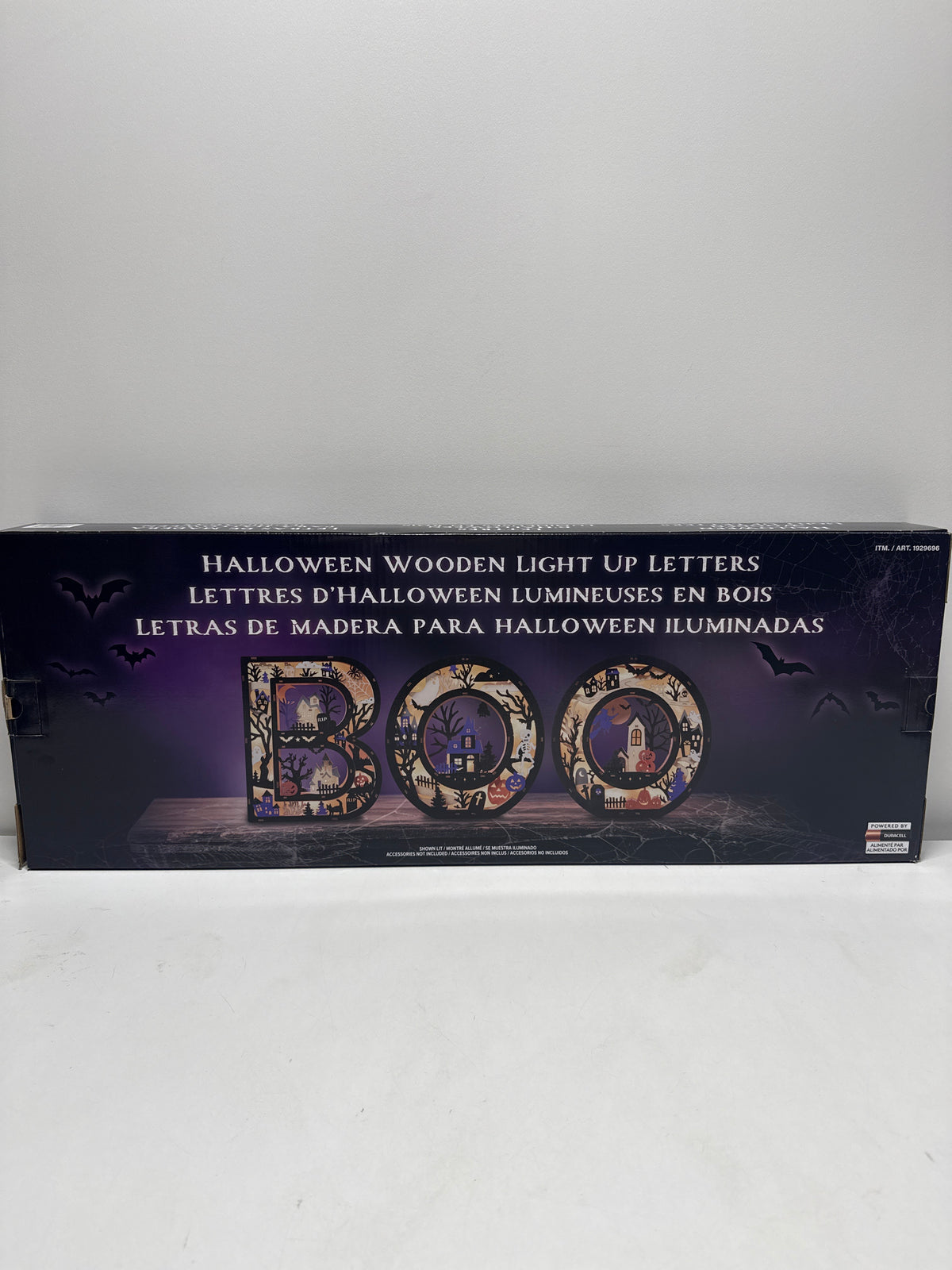 Kirkland BOO Wooden Light Up Letters