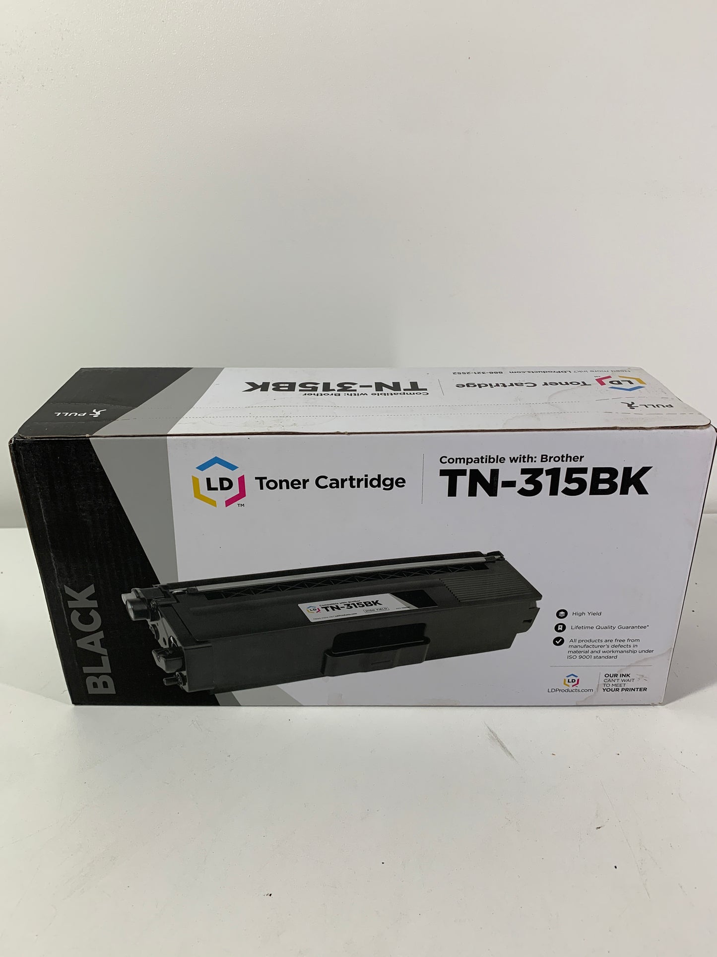 LD Compatible Replacement for Brother TN315Bk (TN310Bk) High Yield Black Toner Cartridge for Brother HL-4150cdn