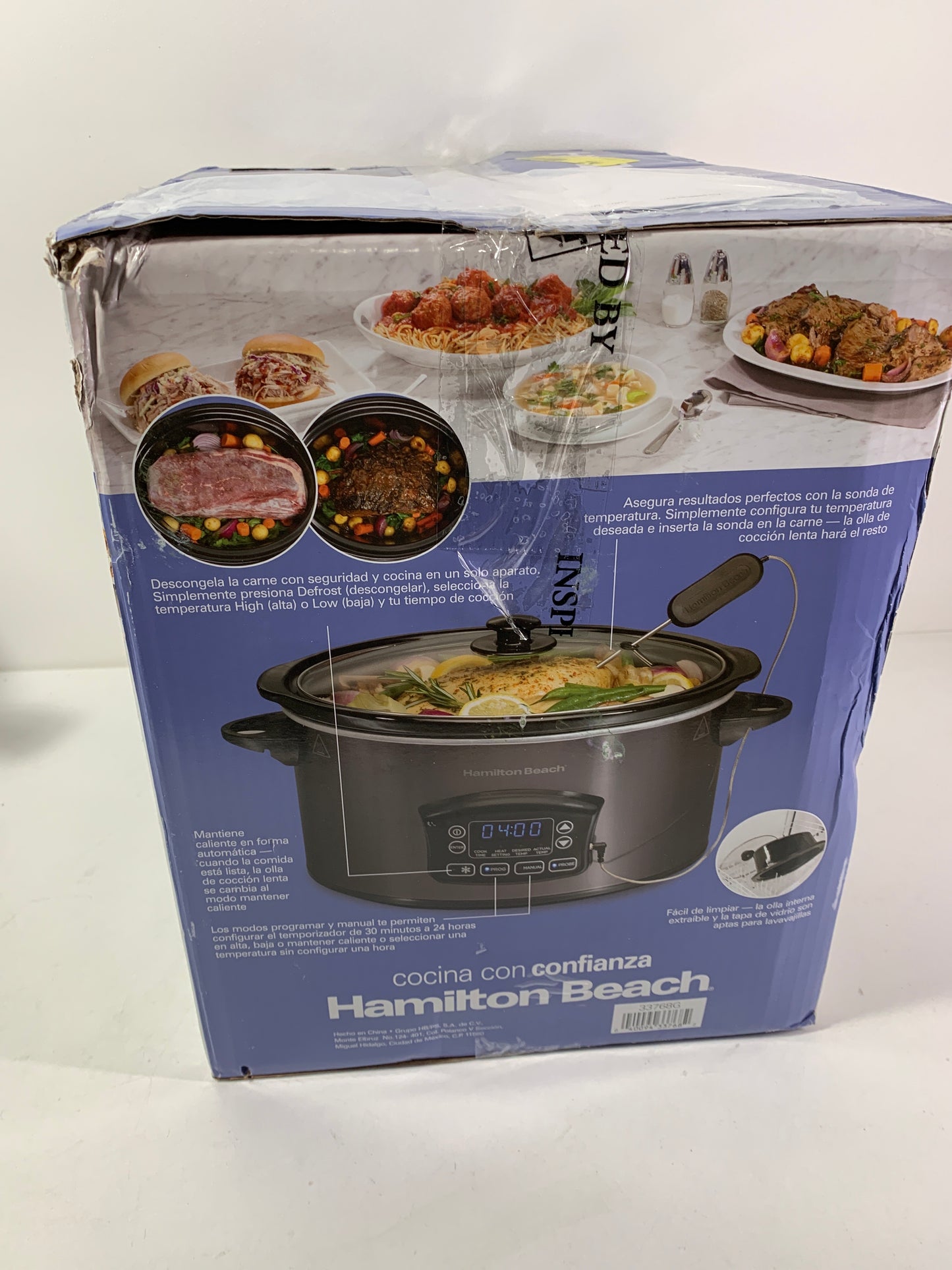 Hamilton Beach Programmable Defrost Slow Cooker - 33768G - Stainless Steel