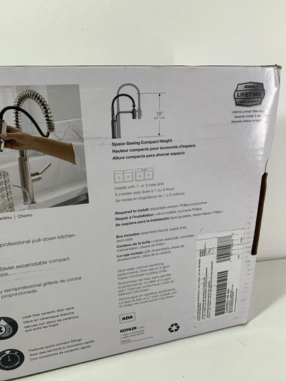 Kohler Provo Semi-Pro Kitchen Faucet Stainless Steel