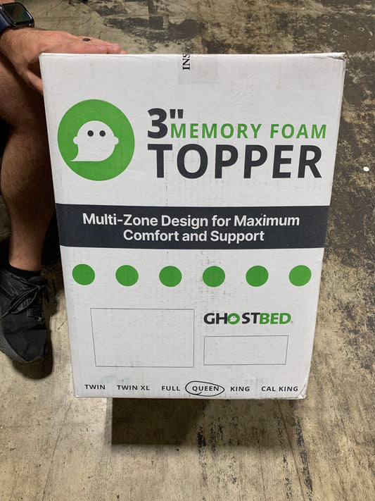 Ghostbed - Memory Foam Topper  Queen