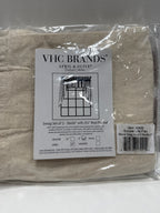 VHC Brands Simple Life Flax Natural Country Farmhouse Window Curtain Swag Set of 2 36x36x16