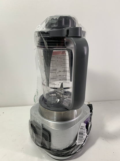 NINJA Twisti 34 Oz. High 5-Speed Stainless Steel Blender Duo, Silver