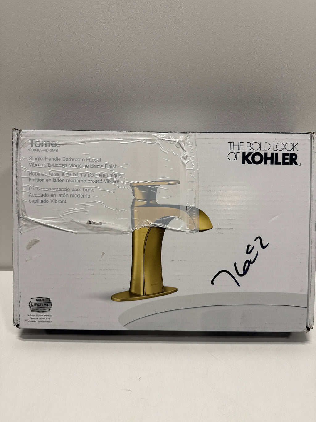 Kohler TOME Single Handle Bathroom Faucet Gold