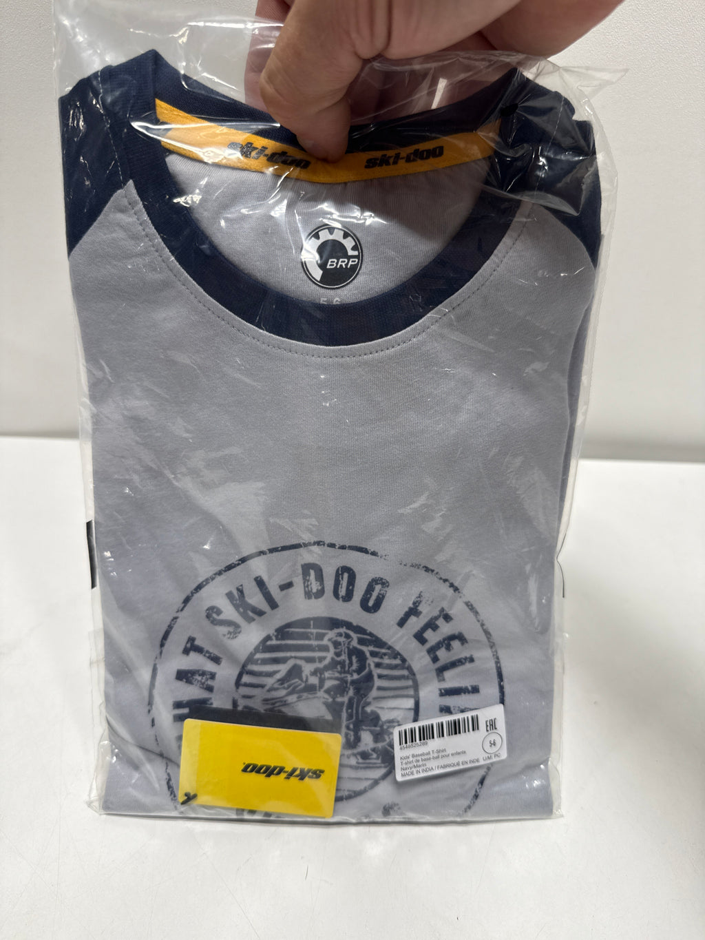 Ski-Doo Kids Basketball T-Shirt Navy/Marin 5-6
