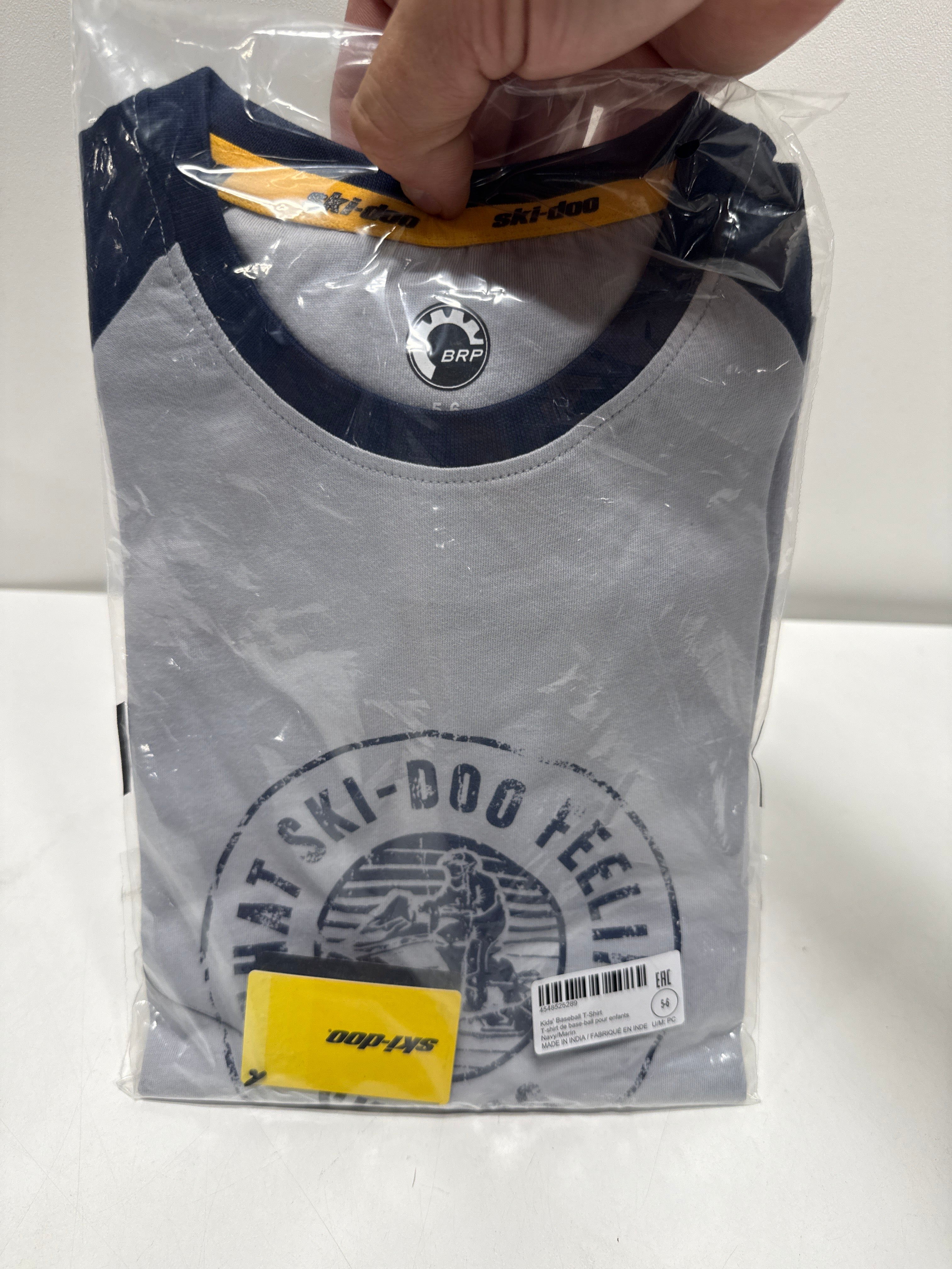 Ski-Doo Kids Basketball T-Shirt Navy/Marin 5-6