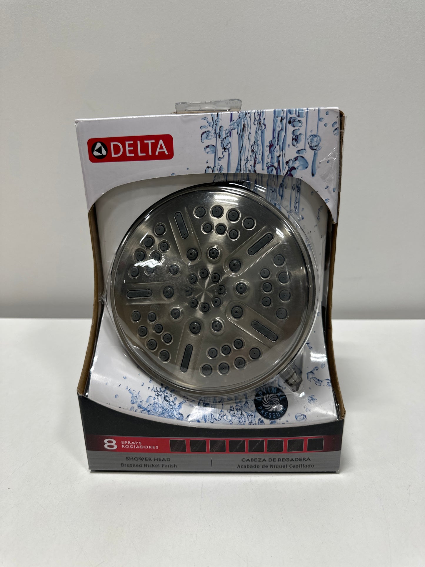 Delta 8-Setting Shower Head - 75898SN - Satin Nickel - *Plumbing