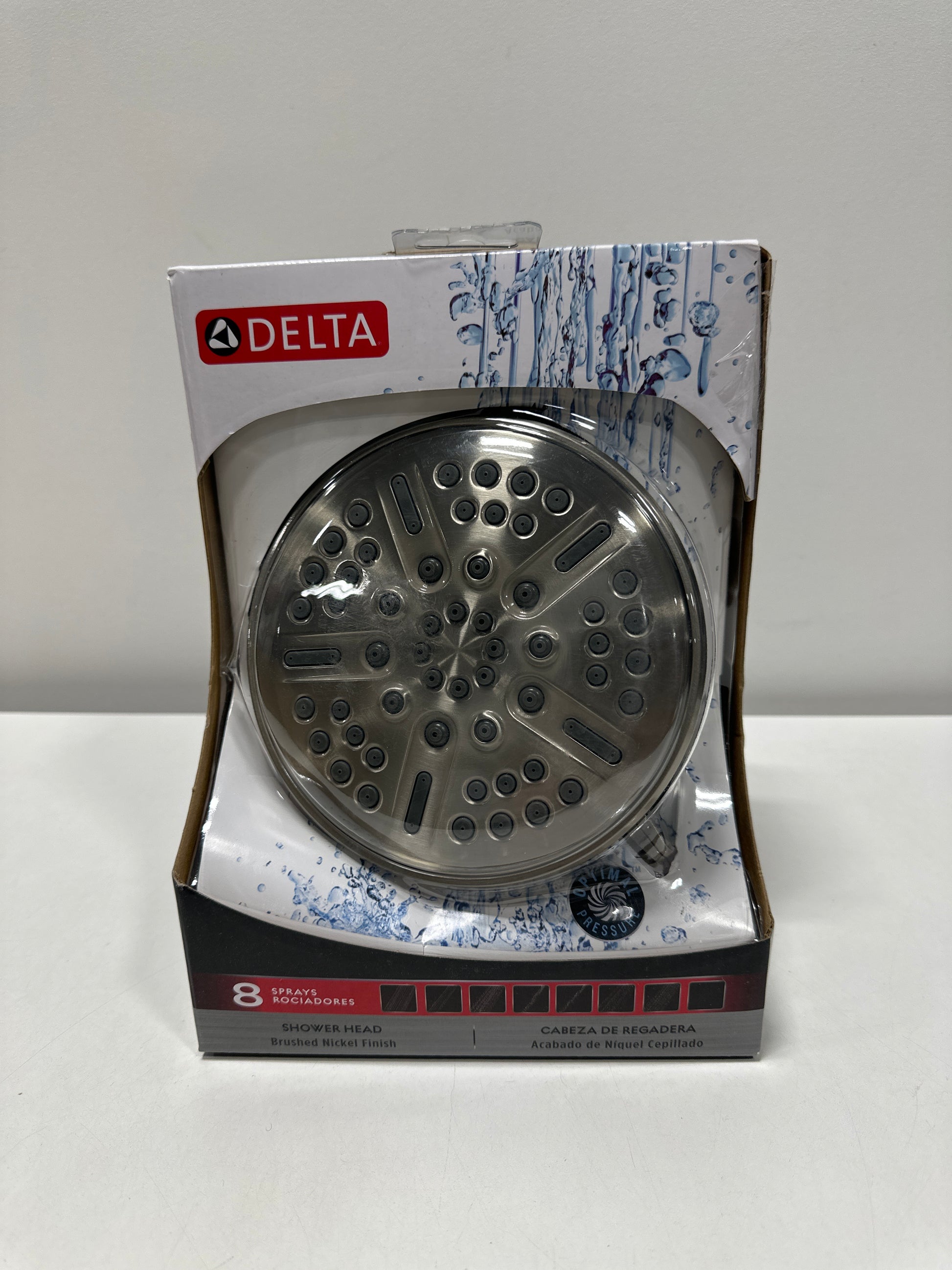Delta 8-Setting Shower Head - 75898SN - Satin Nickel - *Plumbing