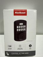 Kwikset 9250TRS-S Powerbolt 250 Transitional Single Cylinder 10-Button Keyless Entry Deadbolt with SmartKey Matte Black