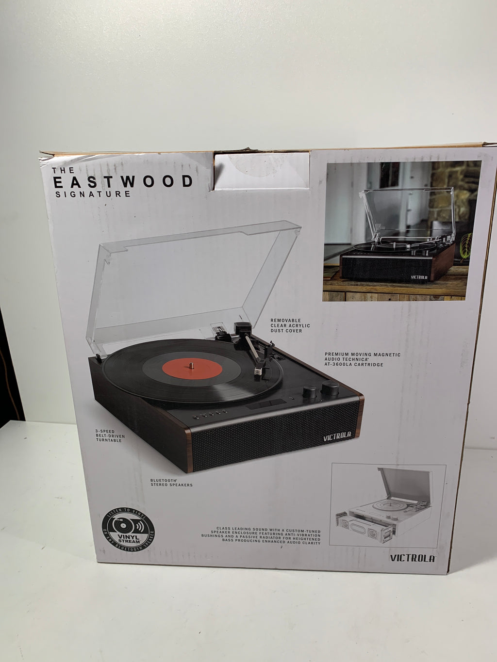 Victrola Eastwood Signature Bluetooth Record Player (Espresso) - Walnut - *TV & Home Theater