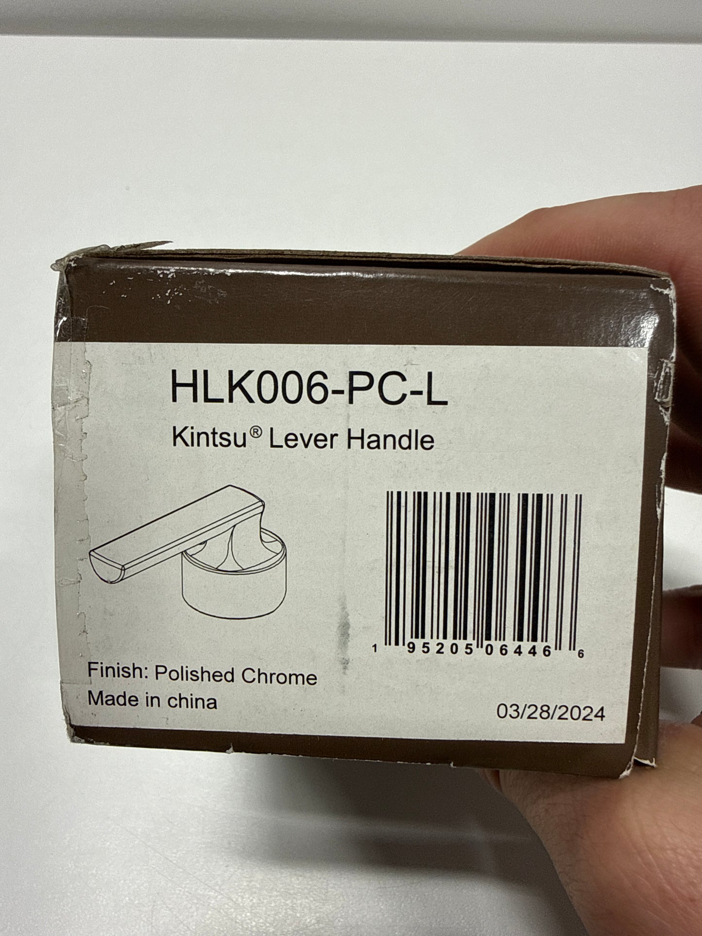 Brizo HLK006-L Kintsu Lever Handle for Single Handle Kitchen Faucet Lumicoat Chrome
