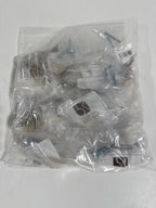 11 x Belwith Keeler B077986 Coventry 1-1/4 Inch Square Cabinet Knob Brushed Golden Brass - *Tools Hardware & Misc