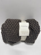 Oversized Recycled Knit Throw Blanket Gray - Threshold™ - *Bedding