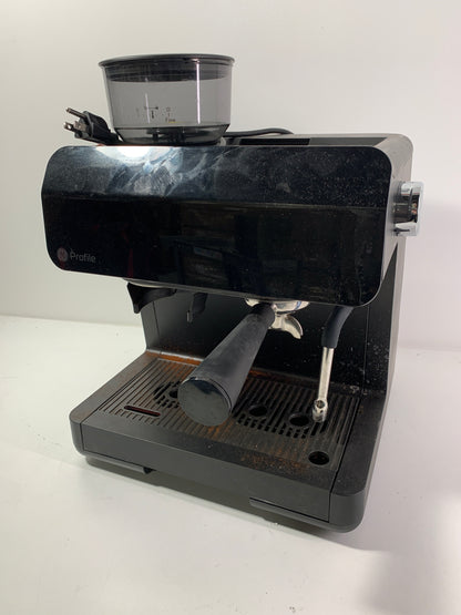 Used GE Profile P7CESAS 94.6 Oz. 15 Setting Countertop Espresso Machine with Grinde