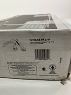 See Desc Delta T4789-Lhp Tetra Tub Deck Mounted Roman Tub Filler - Lumicoat Stainless - *Plumbing