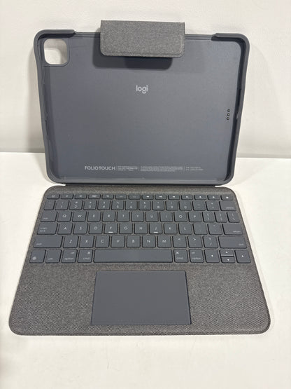 Used Logitech - Folio Touch Keyboard Folio for Apple iPad Pro 11" (1st, 2nd, 3rd & 4th Gen) with Precision Trackpad - Graphite