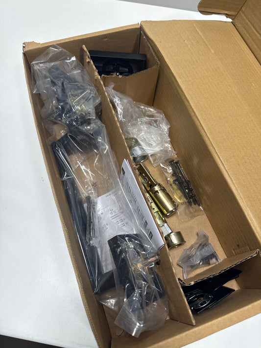 Kwikset 818SCELIP-514S San Clemente Handleset in Iron Black