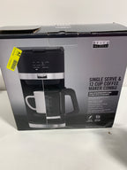 Bella PRO - Single Serve & 12-Cup Coffee Maker Combo - Black - *Kitchen Appliances