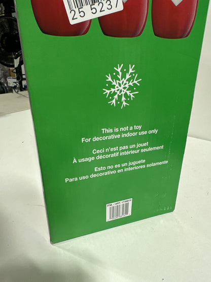 Ceramic Santa, 3 Piece Set