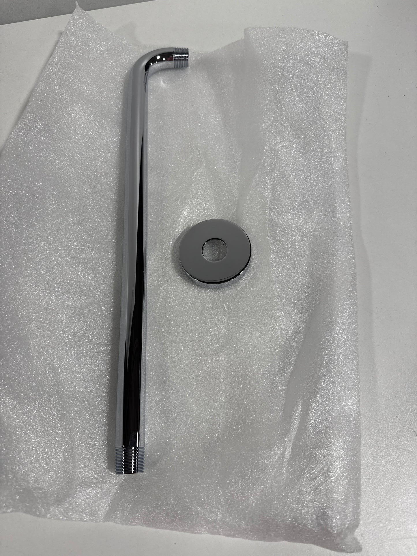 Brizo Brizo Universal Showering: 16" Linear Round Wall Mount Shower Arm and Flange