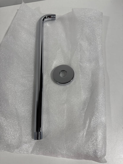 Brizo Brizo Universal Showering: 16" Linear Round Wall Mount Shower Arm and Flange