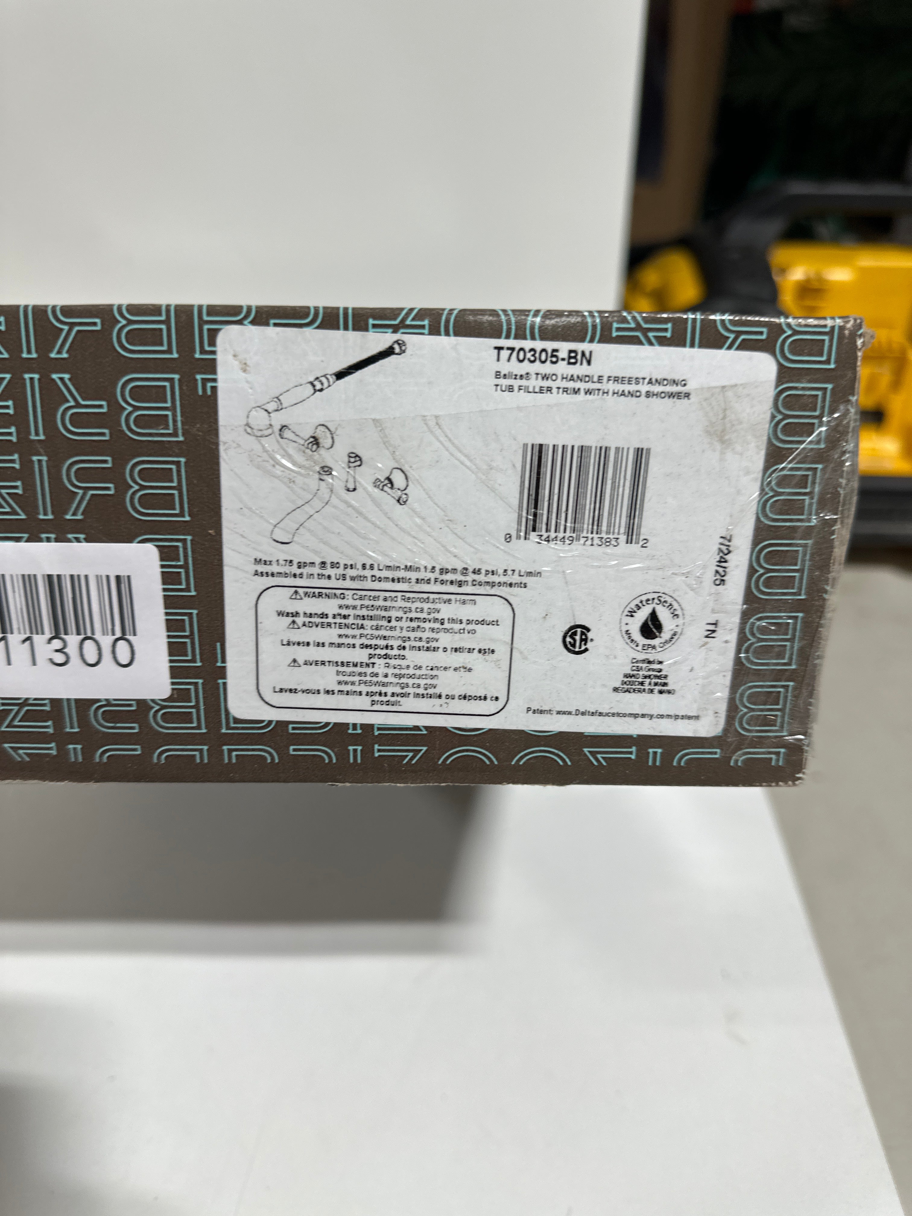 Scratch Brizo Baliza:T70305 Two-Handle Tub Filler Trim Kit - *Plumbing
