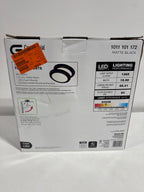 13 in. Matte Black Edgelit 3CCT LED Flush Mount (2-Pack) - *Lighting & Electrical