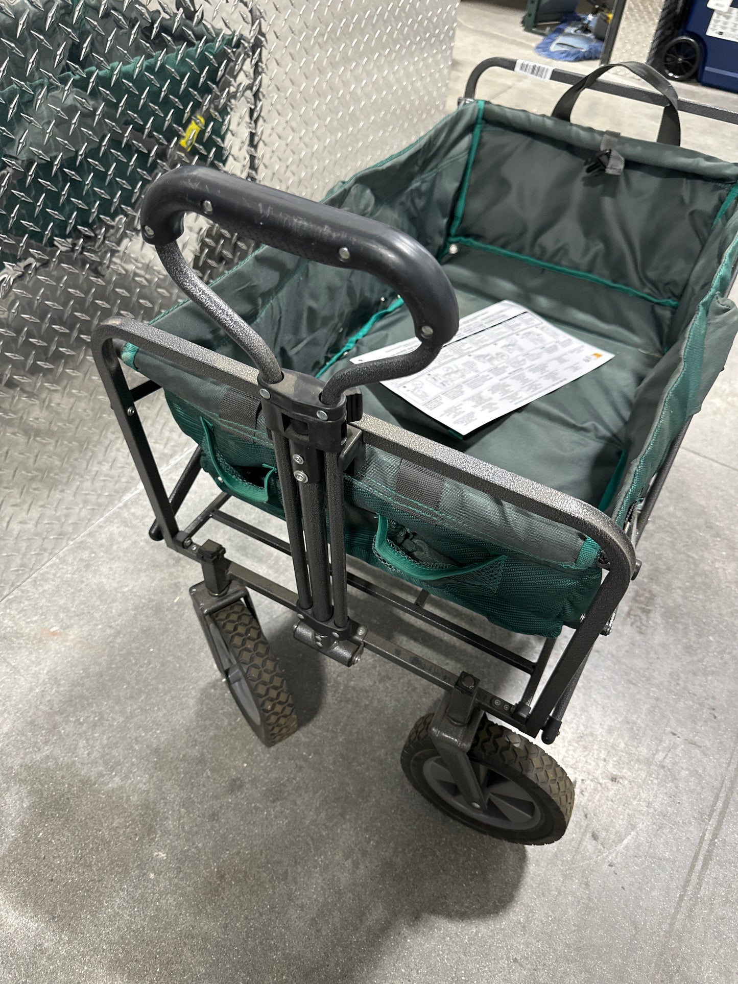 Used Mac Sports Folding Wagon - Dark Green