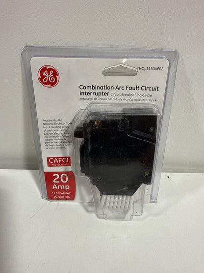 GE Energy Industrial Solutions THQL1120AFP2 Single Pole Combo Arc Fault Circuit Interrupter 20-Amp
