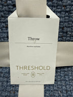 Marled Knit Throw Blue - Threshold - *Bedding