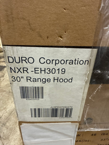 NXR 30 IN. 800 CFM Stainless-Steel Professional Under Cabinet Range Hood