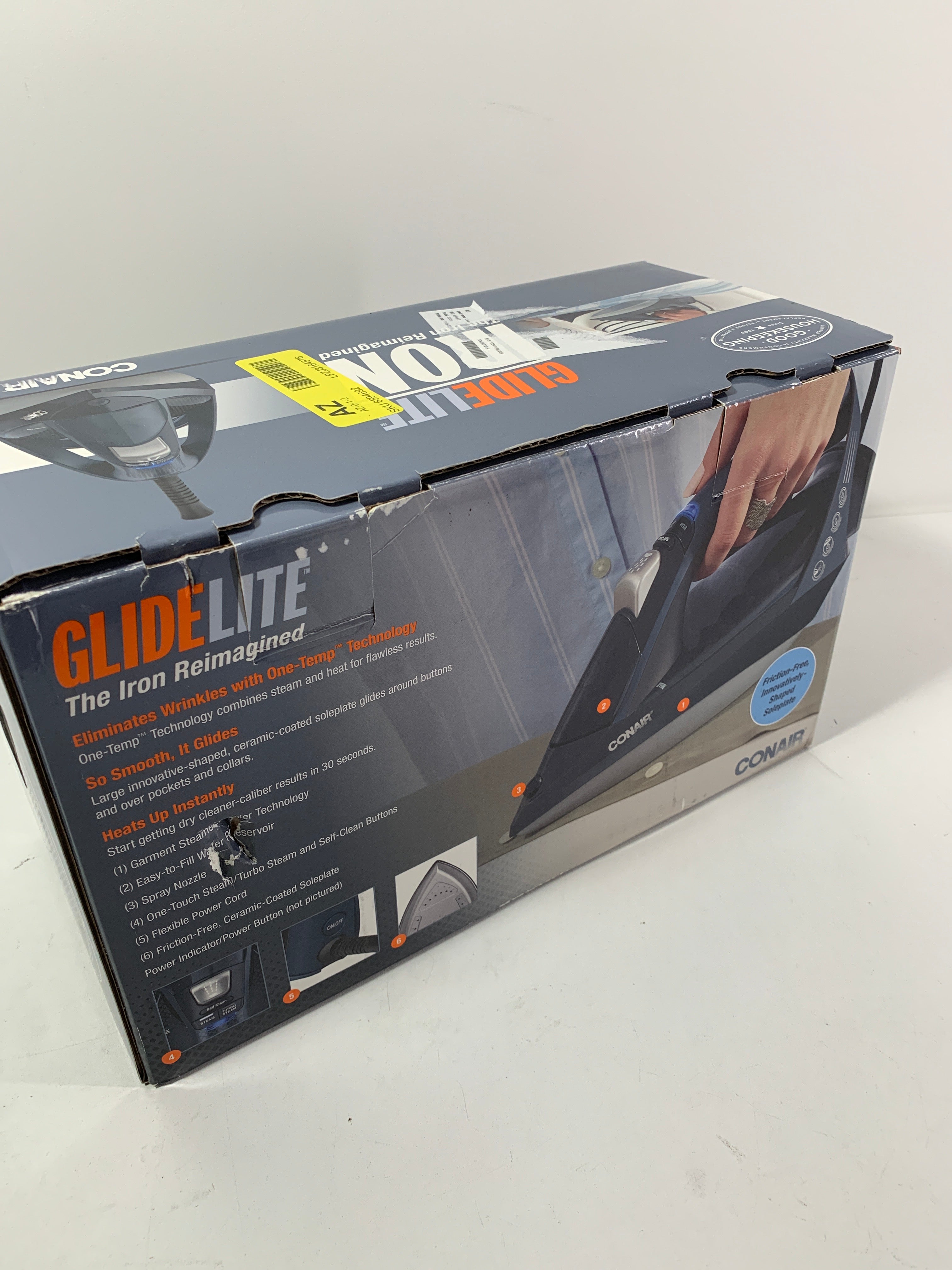 Conair GlideLite Iron-the Iron Reimagined W/ One-Temp Technology - *Health & Beauty