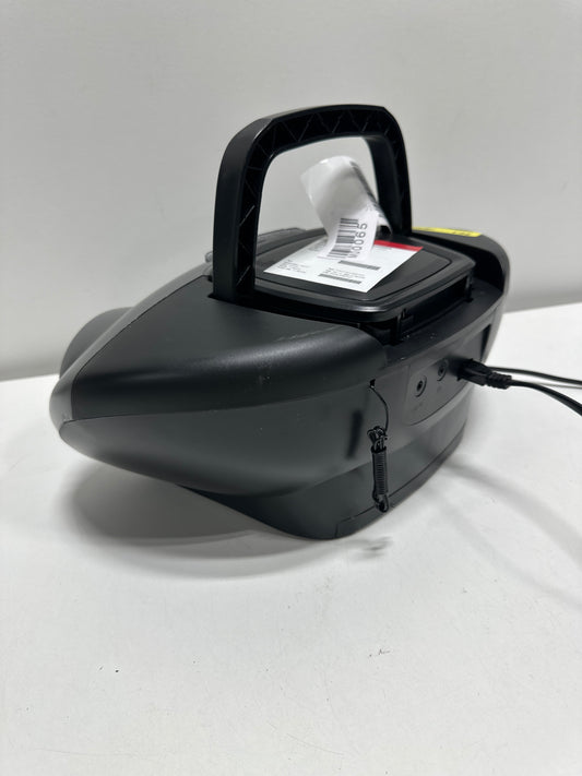 Used Insignia - AM/FM Radio Portable CD Boombox with Bluetooth - Silver/Black