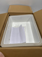 Signature Hardware 948175 Destin 18" Rectangular Porcelain Undermount Bathroom Sink - Glazed Underside White