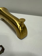 Used Scratched  Kohler K-28563 Tempered 6-3/8" Integrated Diverter Tub Spout Vibrant Brushed Moderne Brass