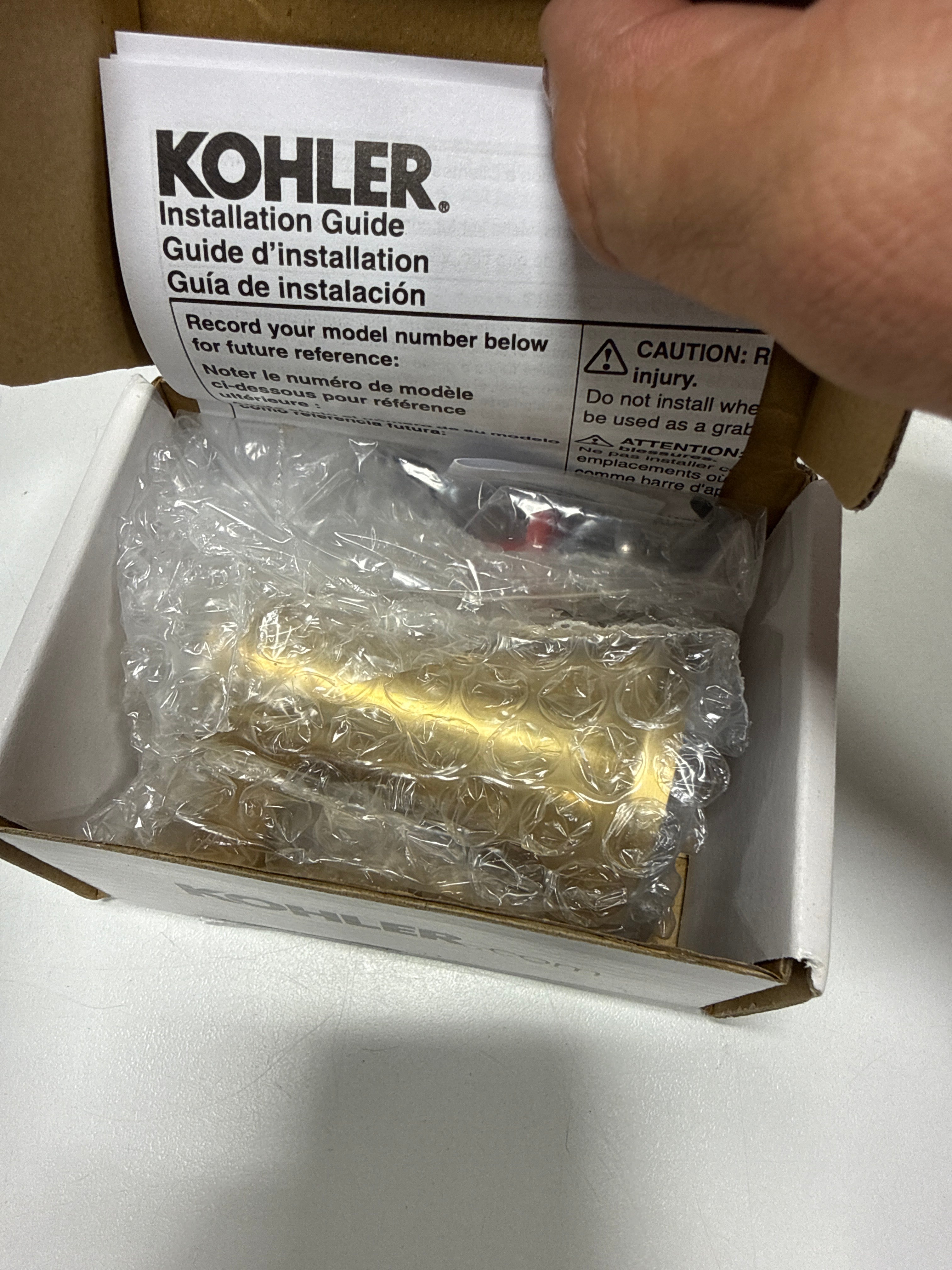 Kohler K-21956 Tempered Single Robe Hook Vibrant Brushed Moderne Brass