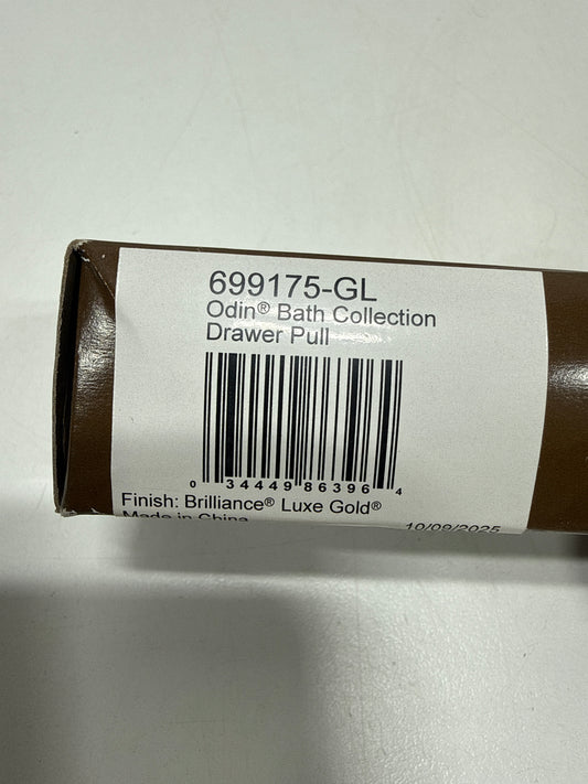 Brizo 699175 Odin 3-3/4 Inch Center to Center Handle Cabinet Pull Luxe Gold