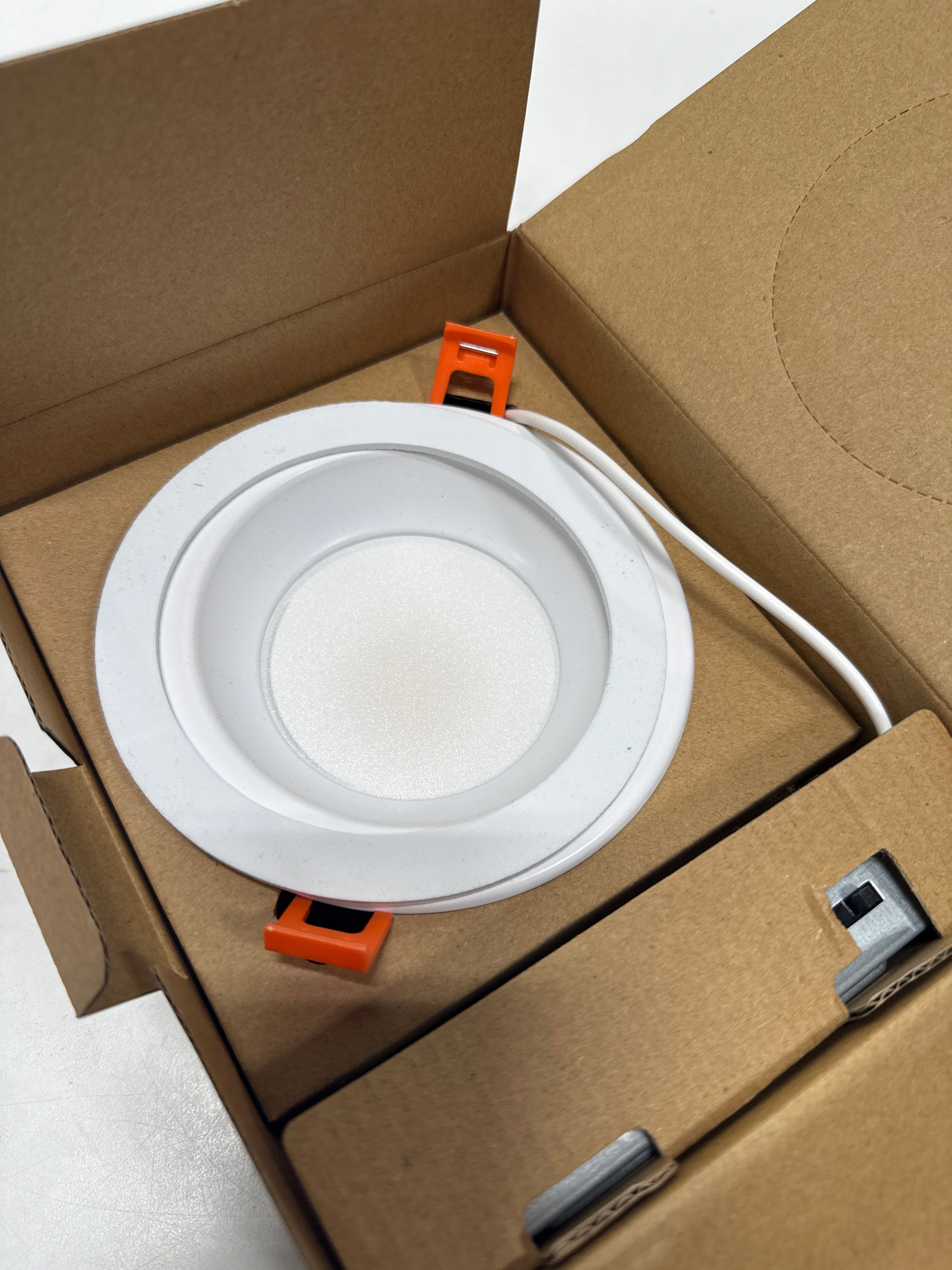 Nora NLTH-41TW-MPW Theia LED Downlight with Selectable CCT (2700K/3000K/3500K/4000K/5000K), No Housing Required (4")